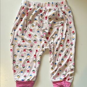 Colorful Tulip Print Kids Pajamas Bamboo